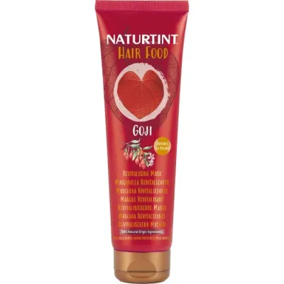 Питательная маска для волос Naturtint Hair Food Goji, экстракт годжи, масло ши, протеин баобаба, расторопша, 150 мл