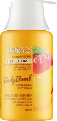 Крем для тела Nature of Agiva Roses Body Bomb увлажняющий 300 мл