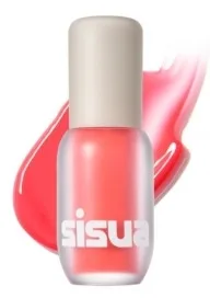 Блеск для губ Unleashia Sisua Popcorn Syrup Lip Plumper с эффектом объёма, с мерцающими частицами, 3,8 г, оттенок 03 - Neon Guava