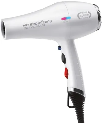 Фен Artero Inferno Light S284UK 2000 Вт 300 г белый профессиональный