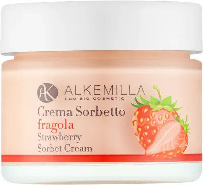 Alkemilla Eco Bio Cosmetic Alkemilla Eco Bio Cosmetic Sorbet Cream - Крем-сорбет для лица Alkemilla Sorbet Strawberry для чувствительной кожи 50 мл