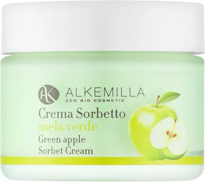 Alkemilla Eco Bio Cosmetic Alkemilla Eco Bio Cosmetic Sorbet Cream - Крем-сорбет для лица Alkemilla Sorbet Green Apple с ниацинамидом 50 мл