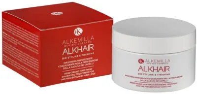 Alkemilla Eco Bio Cosmetic Alkemilla Eco Bio Cosmetic Reinforcing Hair Mask - Укрепляющая маска для волос Alkemilla, экстракты кофе, овса и камелии, экстракт зародышей пшеницы, аргинин, 200 мл