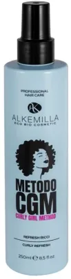 Alkemilla Eco Bio Cosmetic Alkemilla Eco Bio Cosmetic Refresh Curls CGM Method - Несмываемый спрей для обновления кудрей Alkemilla Eco Bio Refresh Curls CGM Method, Италия, 250 мл