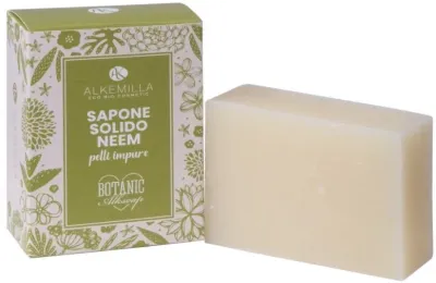 Alkemilla Eco Bio Cosmetic Alkemilla Eco Bio Cosmetic Soap - Мыло Alkemilla Neem с маслом нима для проблемной кожи, 100 г