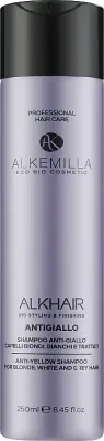 Alkemilla Eco Bio Cosmetic Alkemilla Eco Bio Cosmetic Anti-Yellowing Shampoo - Шампунь Alkemilla против желтизны волос с ванилью, смородиной и крапивой, 250 мл