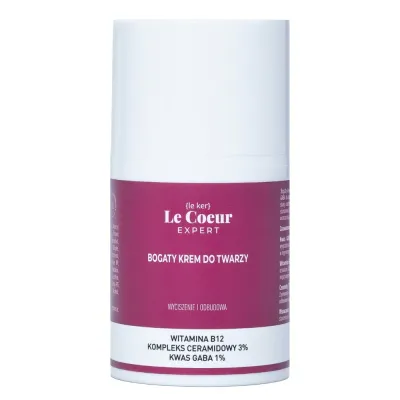 Крем для лица Le Coeur Expert Rich Cream с витамином B12 насыщенный 50 мл