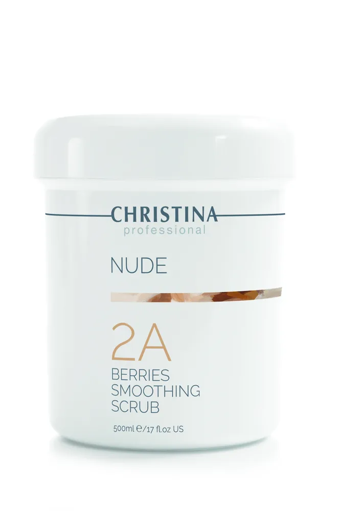 Christina Christina Nude Berries Smoothing Scrub - Разглаживающий ягодный скраб для тела Nude Berries, шаг 2A, 500 мл