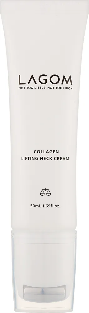 Крем для шеи и декольте Lagom Collagen Anti-Wrinkle с коллагеном 50 мл