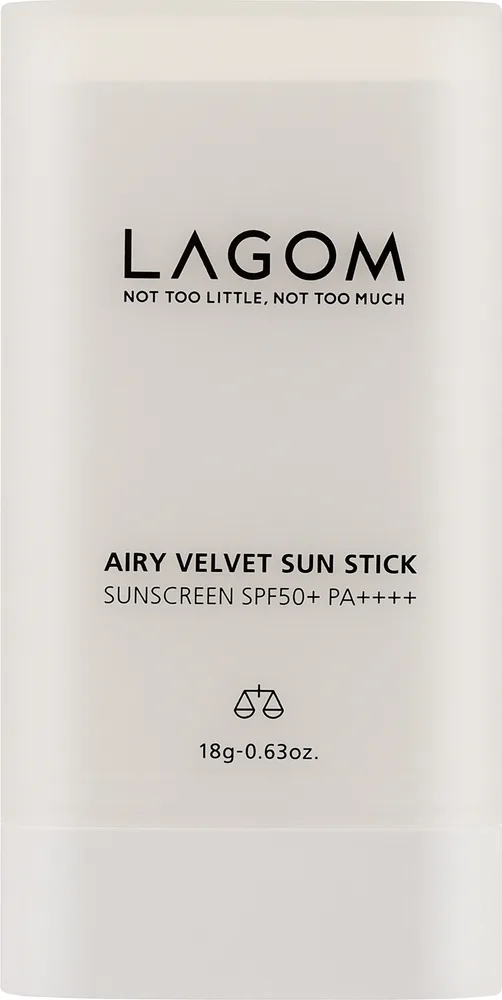 Стик солнцезащитный Lagom Airy Velvet SPF50+ PA++++ 18 г