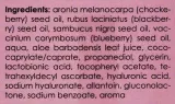 Ультраувлажняющая сыворотка для лица с ягодами E-Fiore Black & Berry 30 мл — фото 3