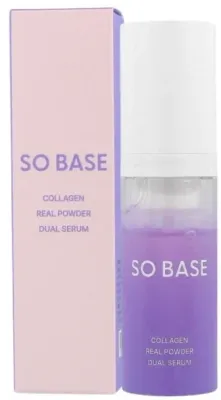 Двухфазная сыворотка с коллагеновой пудрой So Base Real Powder Dual 30,6 г