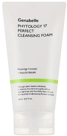 Genabelle Phytology 17 Perfect Cleansing Foam очищающая пенка с растительным успокаивающим комплексом 150 мл