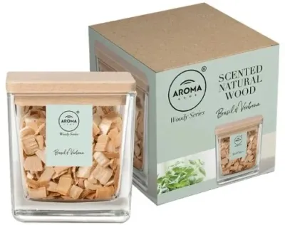 Ароматические щепки для дома Aroma Home Scented Natural Wood базилик и вербена 70 г