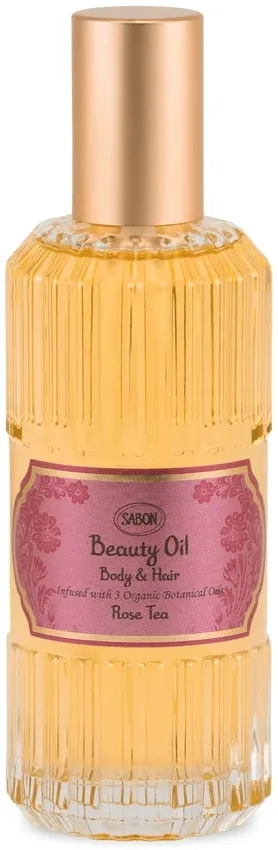 Ароматизированное масло для тела Sabon Rose Tea с макадамией и арганой