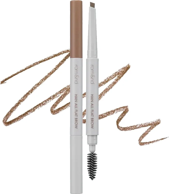 Карандаш для бровей Rom&nd Han All Flat Brow Pencil, оттенок W3 - Merry Blondy