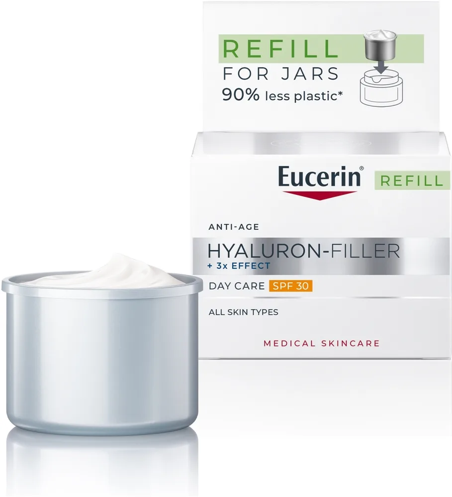 Дневной крем для лица Eucerin Hyaluron-Filler x3 Effect SPF 30 сменный блок 50 мл