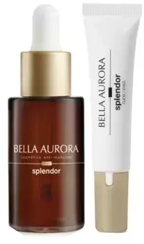 Набор для лица Bella Aurora Splendor сыворотка с витамином С и крем для глаз для сияния зрелой кожи 30+15 мл