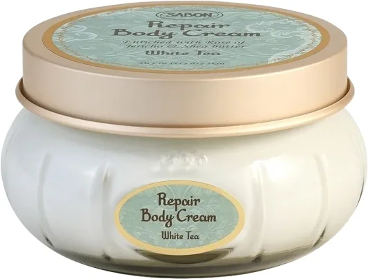 Крем для тела Sabon White Tea восстанавливающий для сухой кожи 200 мл