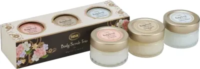 Набор скрабов для тела Sabon три скраба с морской солью и разными ароматами 3x60 г