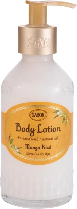 Sabon Mango Kiwi Body Lotion — бальзам для тела с 7 маслами и фруктовым ароматом, 200 мл