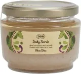 Sabon Sabon Olive Bliss Body Scrub - Скраб для тела Olive Bliss с солью Мёртвого моря, оливка, 320 г — фото 1
