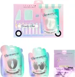 Набор масок Inuwet Beauty Van отшелушивающая маска-носки для ног маска-перчатки для рук и маска для лица 40+16+30 мл — фото 1