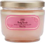 Sabon Sabon Rose Tea Body Scrub - Скраб для тела Rose Tea с солью Мёртвого моря, роза и чай, 320 г — фото 1