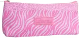 Косметичка IDC Institute Cosmetic Bag 90315 розовая малая на молнии 19,5х8,5 см — фото 1