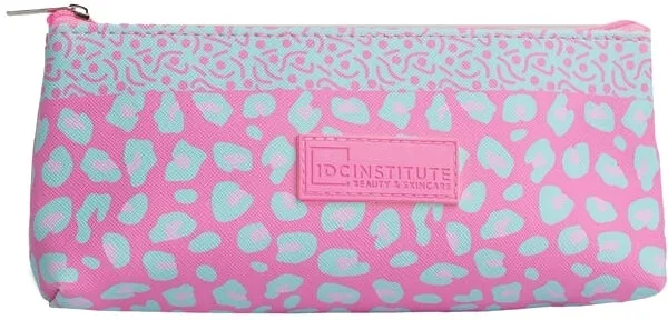 Косметичка IDC Institute Cosmetic Bag 90315 розово-мятная малая на молнии 19,5х8,5 см
