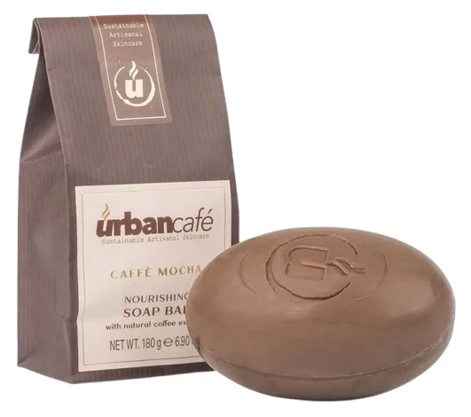 Мыло Urban Cafe Caffe Mocha в форме кофейного зерна, 180 г
