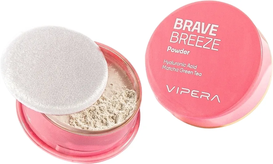 Рассыпчатая матирующая пудра Vipera Brave Breeze Loose Powder с матча, 10 г, оттенок 00 - Transparent