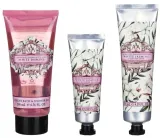 Aromas Artesanales de Antigua Aromas Artesanales De Antigua White Jasmine Bath & Body Collection (sh/gel/200 мл + b/cr/130 мл + h/cr/60 мл) - Набор для тела Aromas Artesanales White Jasmine гель для душа крем для тела и крем для рук с маслом ши и ароматом белого жасмина 200+130+60 мл — фото 2