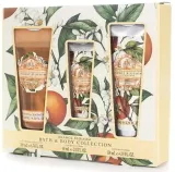 Aromas Artesanales de Antigua Aromas Artesanales De Antigua Orange Blossom Bath & Body Collection (sh/gel/200 мл + b/cr/130 мл + h/cr/60 мл) - Набор для тела Aromas Artesanales Orange Blossom гель для душа крем для тела и крем для рук с маслом ши и ароматом цветов апельсина 200+130+60 мл — фото 1