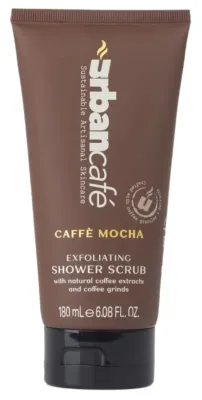 Urban Cafe Urban Cafe Caffe Mocha Exfoliating Shower Scrub - Скраб для душа Caffe Mocha с молотым кофе, аромат мокко, 180 мл