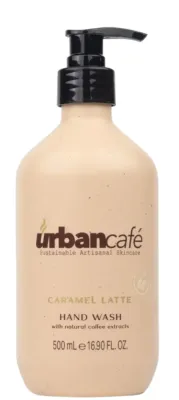 Мыло жидкое для рук Urban Cafe Caramel Latte карамельный латте, 500 мл