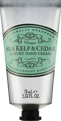 Крем для рук Naturally European Sea Kelp & Cedar с 20% масла ши веганский 75 мл