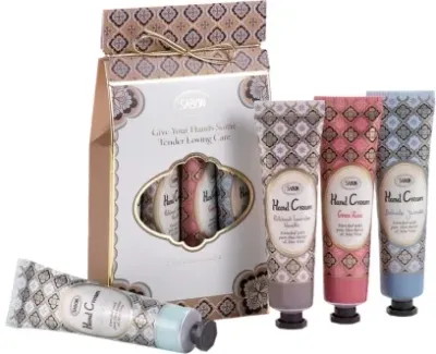 Набор кремов для рук Sabon Mini Hand Cream Kit 4 аромата с маслом ши 4x30 мл