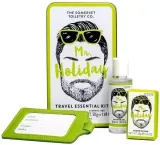 The Somerset Toiletry Co. The Somerset Toiletry Co. Mr. Holiday Travel Essentials Kit (sh/gel/50 мл + shm/50 г + luggage/tag) - Мужской набор The Somerset Toiletry Mr. Holiday гель для душа 50 мл твердый шампунь 50 г и багажная бирка — фото 2