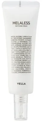 Осветляющий крем для лица и шеи Vella Melaless Whitening 50 мл