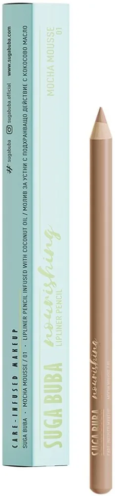Контурный карандаш для губ Suga Buba Lip Liner, оттенок 01 - Mocha Mousse
