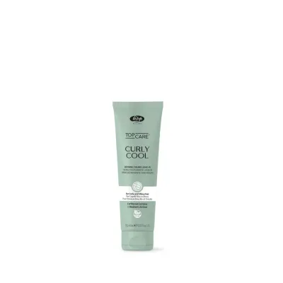 Крем для волос Lisap Top Care Curly Cool Defining Cream Leave-In несмываемый, для вьющихся волос, 150 мл