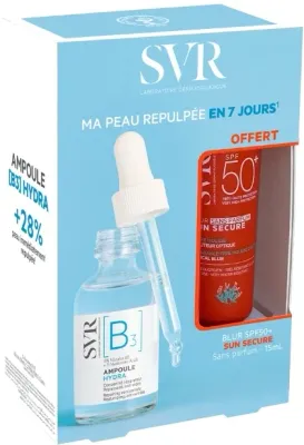 Набор для лица SVR B3 концентрат с витамином B3 и солнцезащитный мусс SPF50+ 30+15 мл