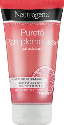 Гель-скраб для лица Neutrogena Purete Pamplemousse Gel Exfoliant отшелушивающий, с грейпфрутом, 150 мл