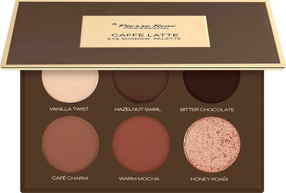 Палетка теней для век Pierre Rene Mocha Mousse кофейная гамма, оттенок Mocha
