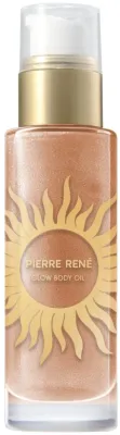 Масло для тела Pierre Rene Glow сияющее с мерцающими частицами