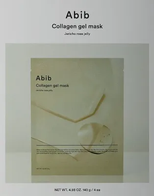 Коллагеновая гелевая маска для лица Abib Collagen Gel Mask Jericho Rose Jelly с керамидами и трегалозой, 4 шт