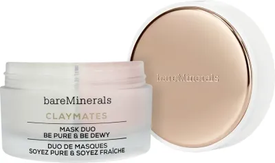 Очищающе-увлажняющая двойная маска для лица Bare Minerals Claymates Be Pure & Be Dewy Mask Duo, 58 г