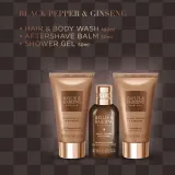 Мужской набор Baylis & Harding Black Pepper & Ginseng гель для тела и волос 100 мл бальзам после бритья 50 мл и гель для душа 50 мл — фото 4