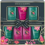 Набор Baylis & Harding Boudoire Tropical Paradise пена для ванны 100 мл три средства для душа по 100 мл лосьон 50 мл и крем для рук 50 мл — фото 1